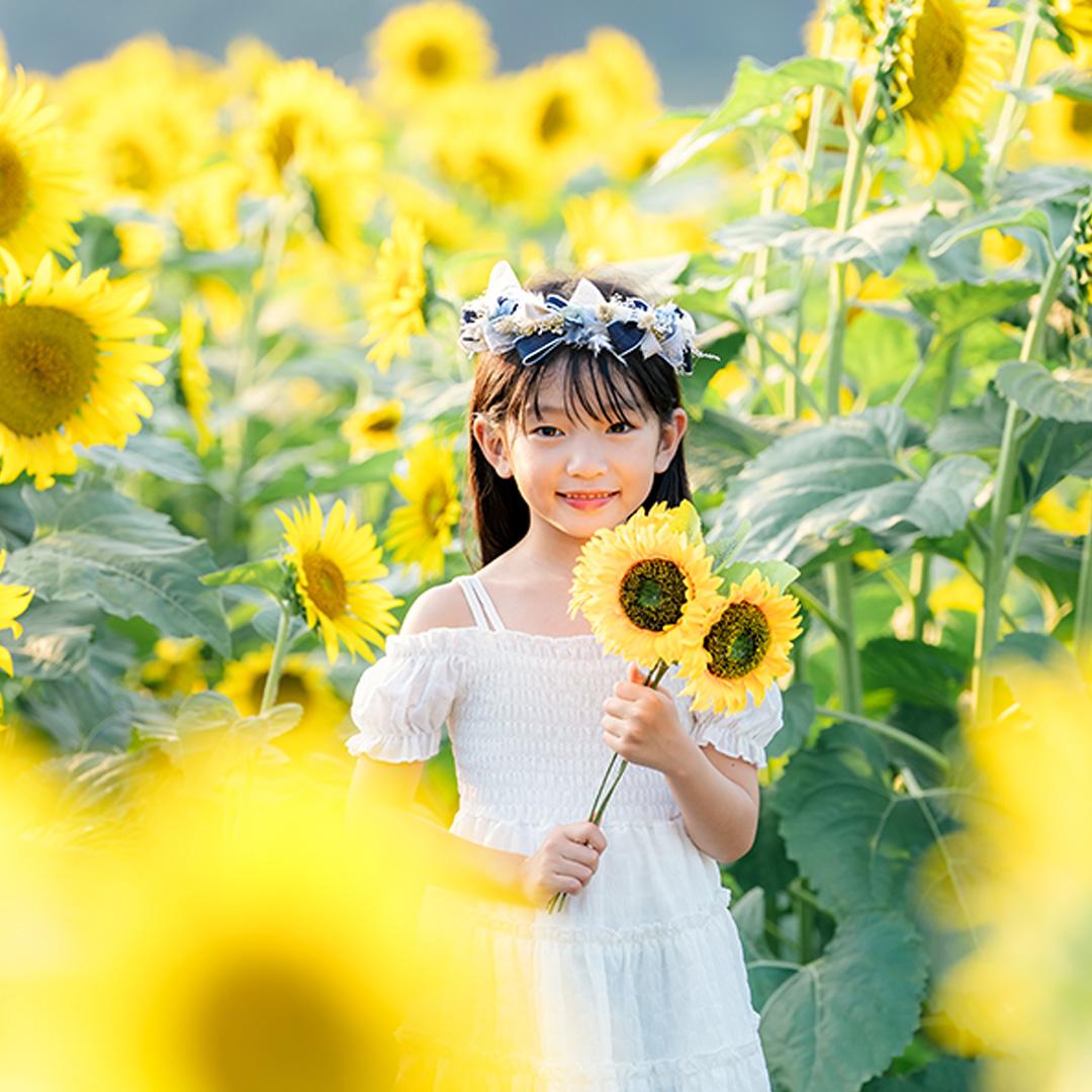 Denim | Ribbon Flower Crown 01 | 16枚目